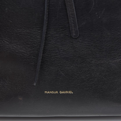 Mansur Gavriel Vegetable Tanned Calfskin Backpack Black 6 of 30