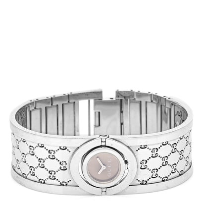 Gucci Stainless Steel 23mm Twirl Quartz Watch Brown 2 of 4