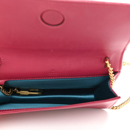 Gucci Velvet Matelasse Love Embroidered GG Marmont Mini Bag Light Raspberry Rose 5 of 11