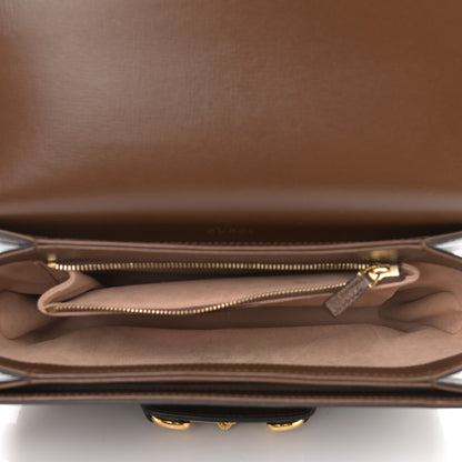 Gucci Azalea Calfskin Horsebit 1955 Shoulder Bag Brown Sugar 5 of 11