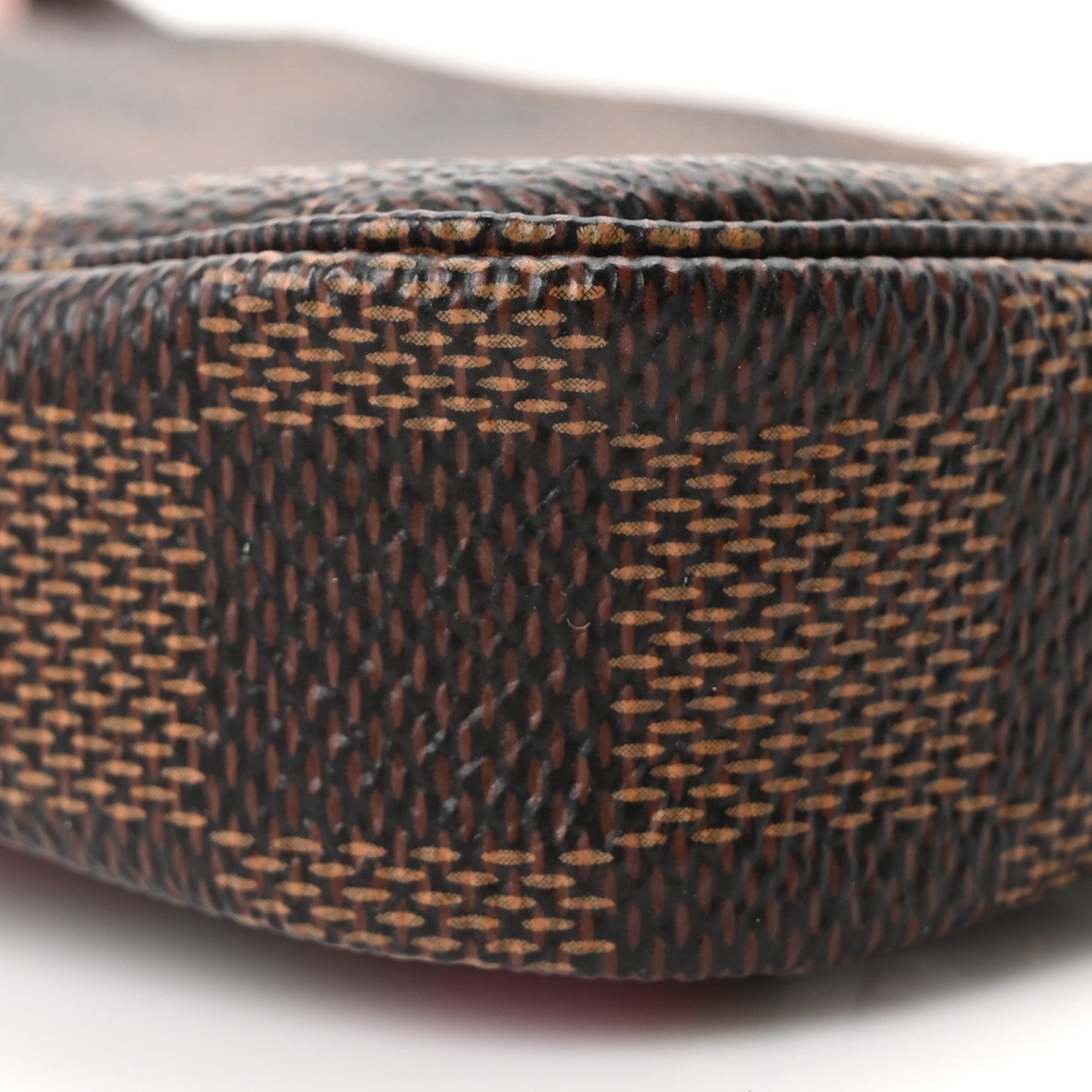 Louis Vuitton Damier Ebene 2020 Christmas Animation Big Wheel Mini Pochette Accessories Rose Ballerine 9 of 10