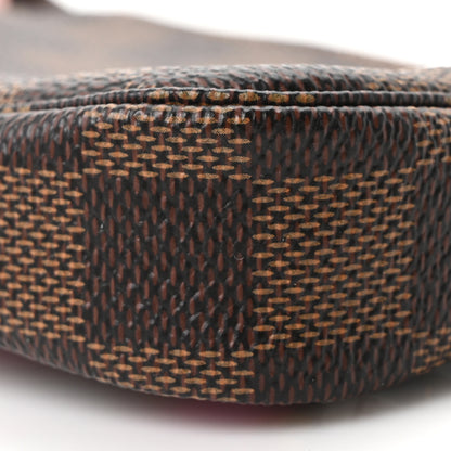 Louis Vuitton Damier Ebene 2020 Christmas Animation Big Wheel Mini Pochette Accessories Rose Ballerine 9 of 10