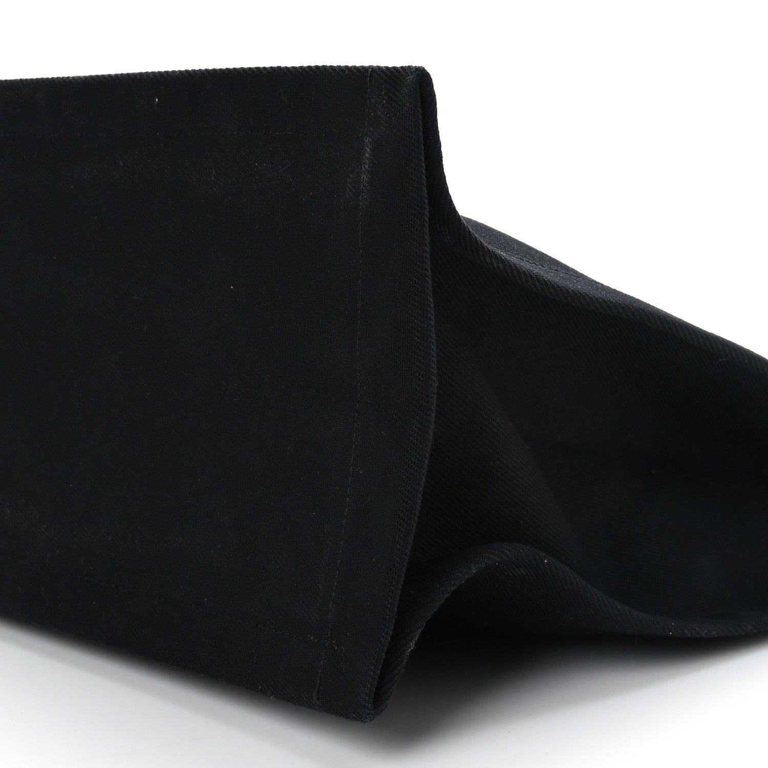 Saint Laurent Linen Calfskin Rive Gauche Tote Black 7 of 8