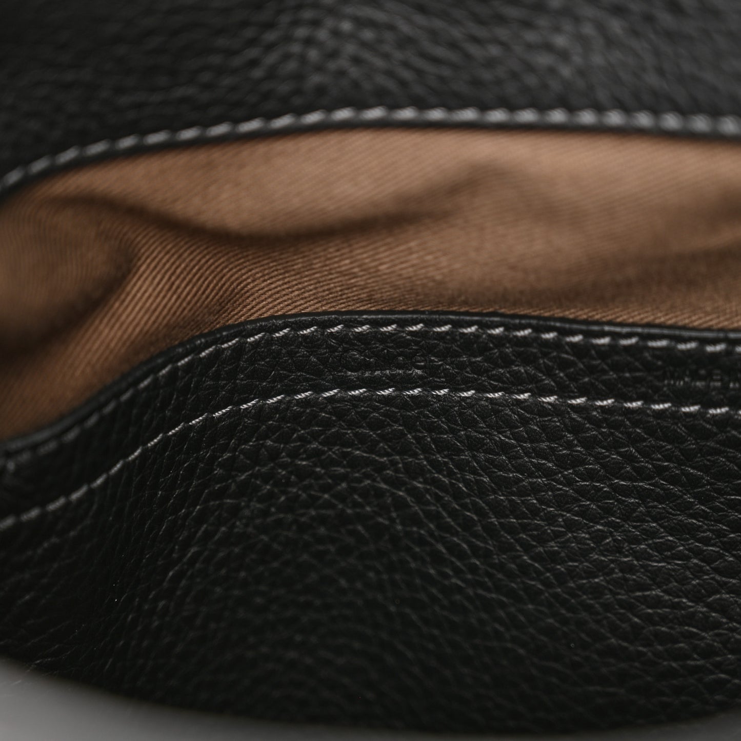 Calfskin Medium Marcie Round Crossbody Bag Black