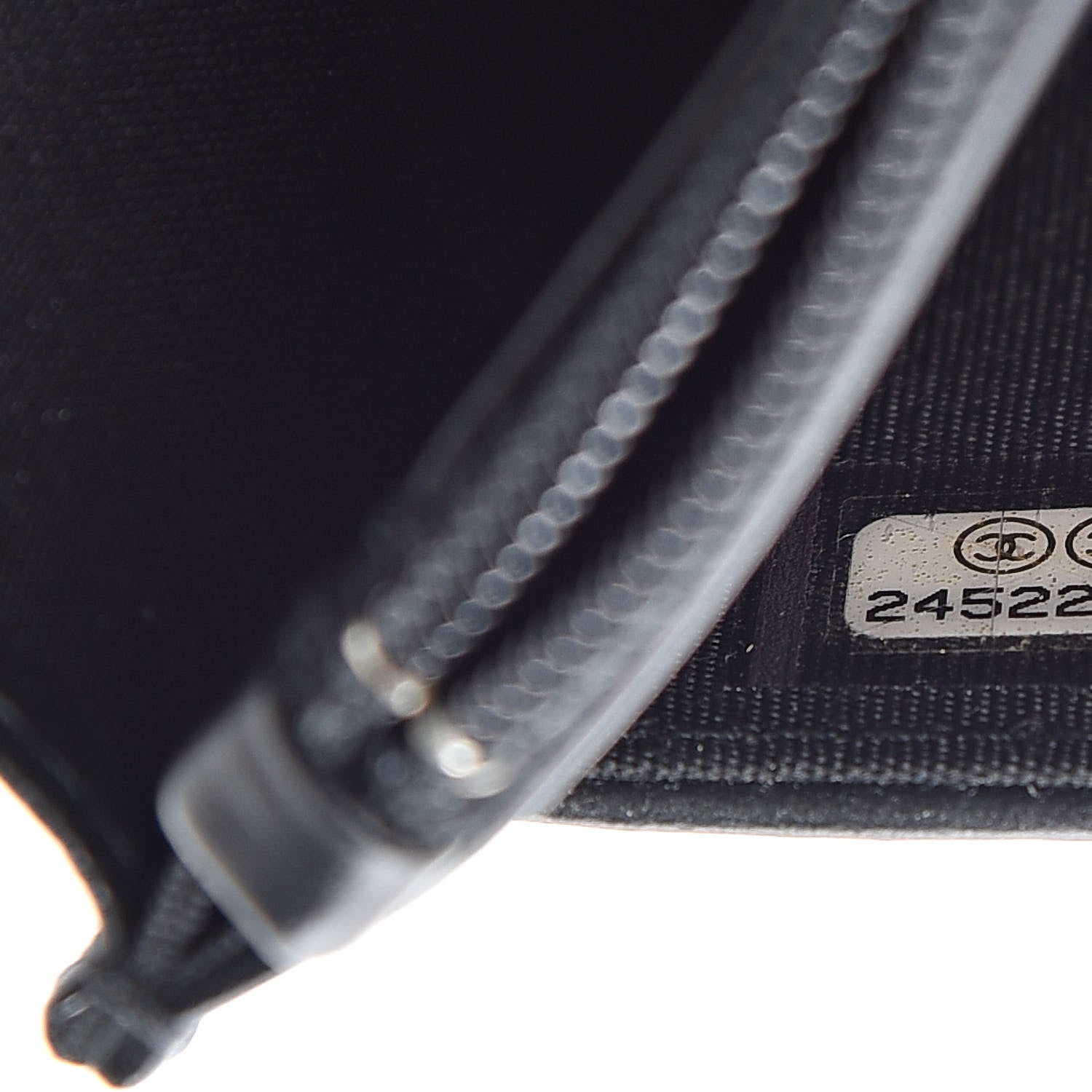 Chanel Caviar Chevron Quilted Boy Wallet On Chain WOC Black 8 of 13