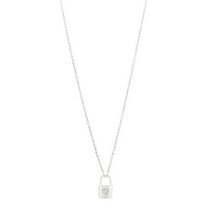 Louis Vuitton Sterling Silver Lockit Necklace 1 of 5