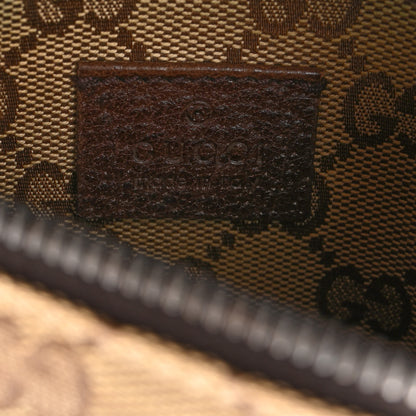 Gucci GG Monogram Web Double Pocket Belt Bag Dark Brown 8 of 15