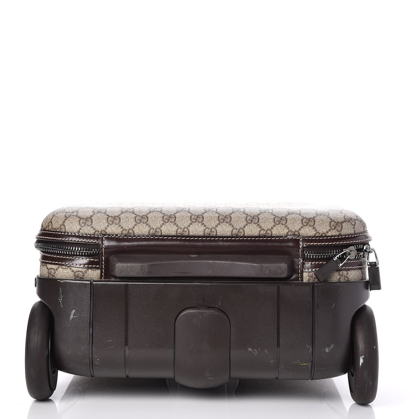 GG Plus Monogram Small Interlocking G Trolley Brown