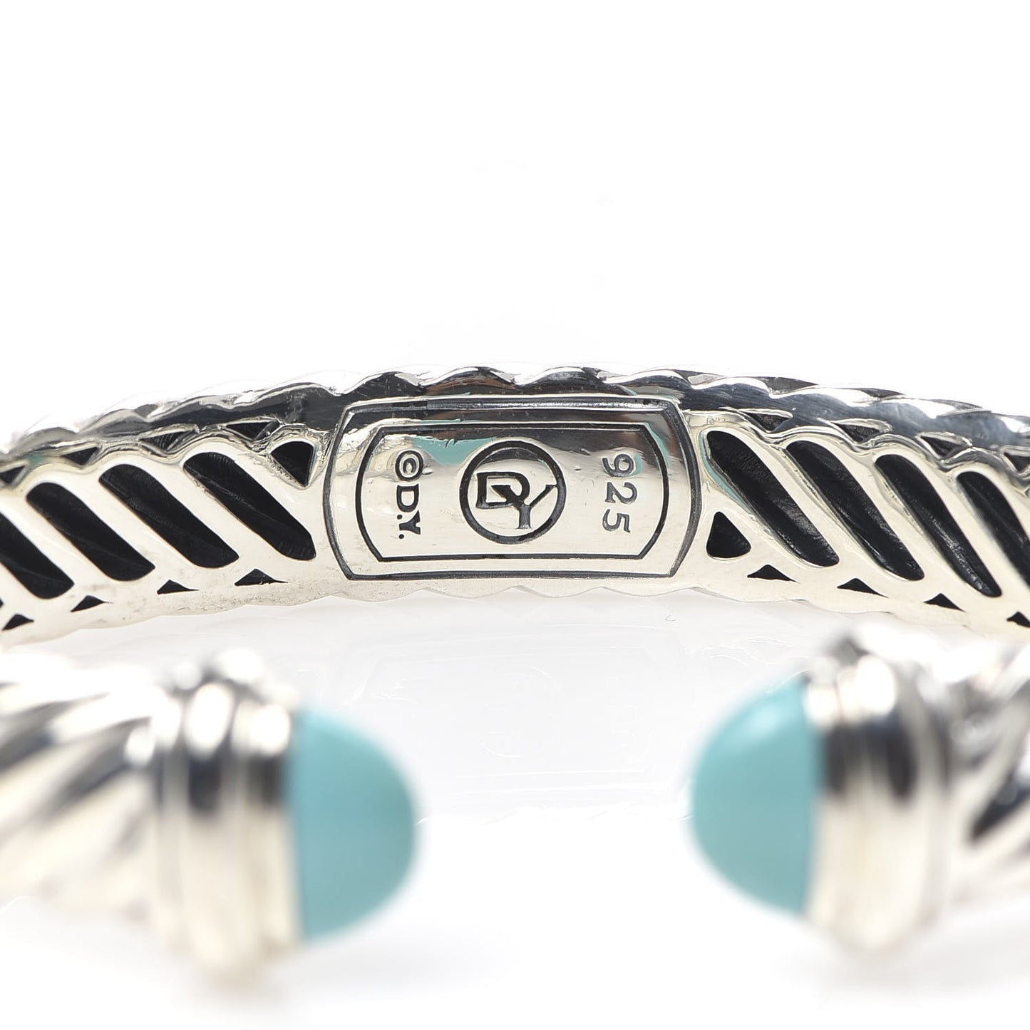 Sterling Silver Turquoise 10mm Waverly Bracelet