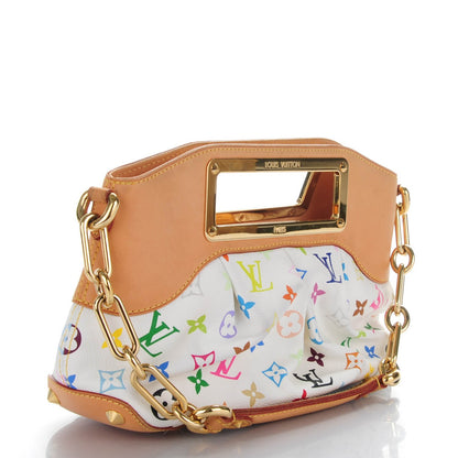 Louis Vuitton Monogram Multicolor Judy PM White 3 of 7
