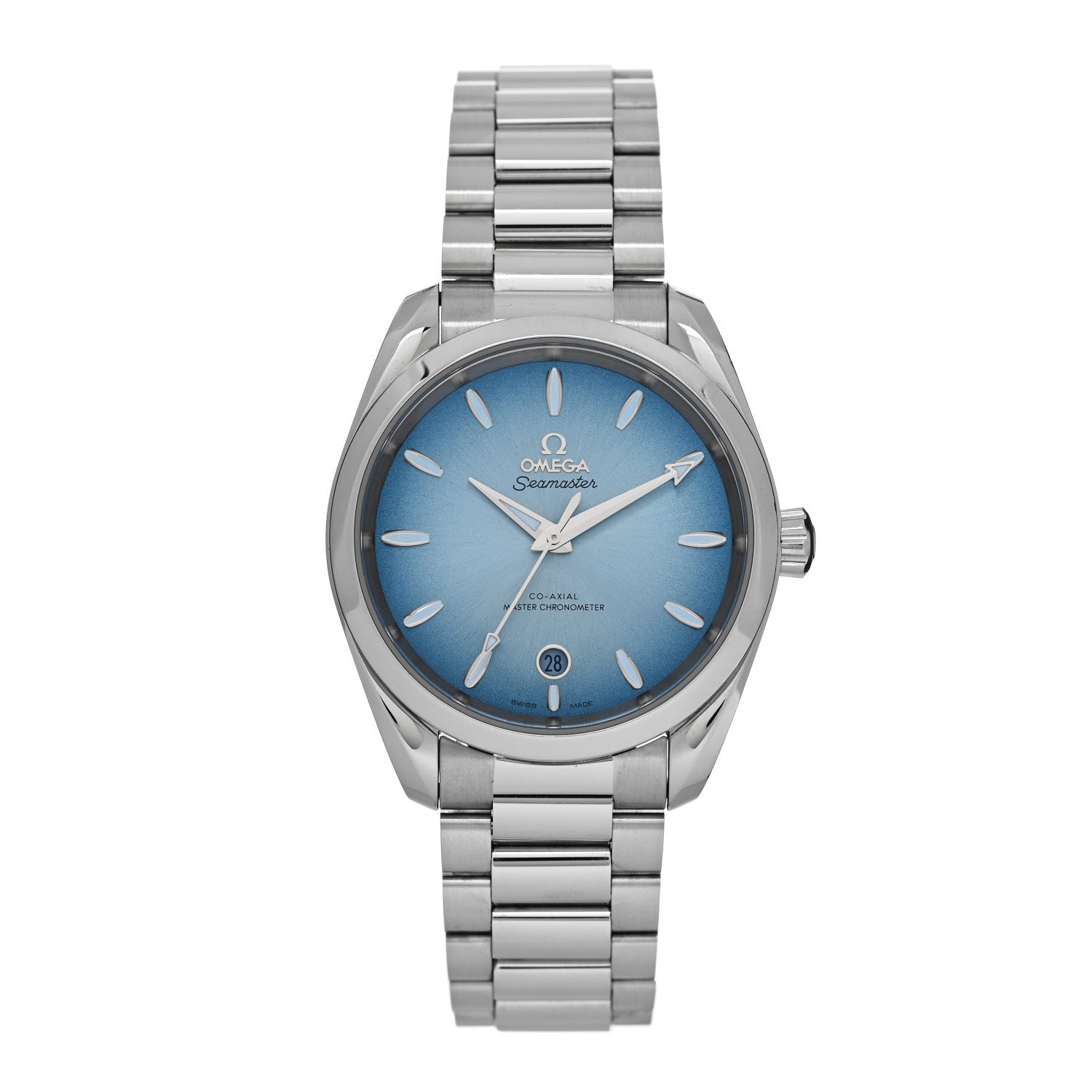 Omega Stainless Steel 38mm Seamaster Aqua Terra 150M Co-Axial Automatic Watch Summer Blue 220.10.38.20.03.004 1 of 5