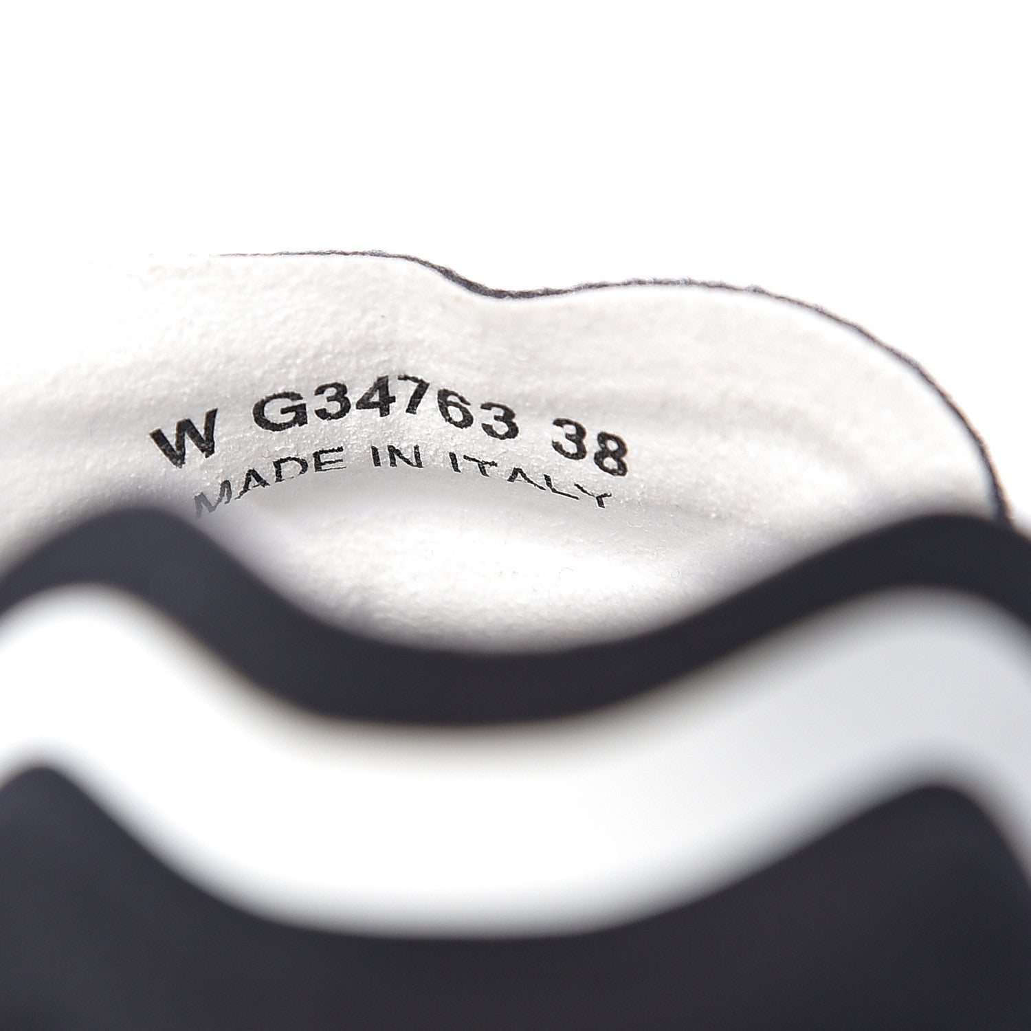 Chanel Lycra Womens CC Sneakers 38 White Black 7 of 10