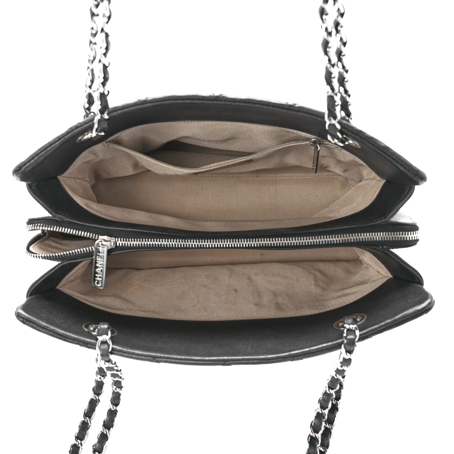 Caviar Quilted Timeless CC Soft Tote Black