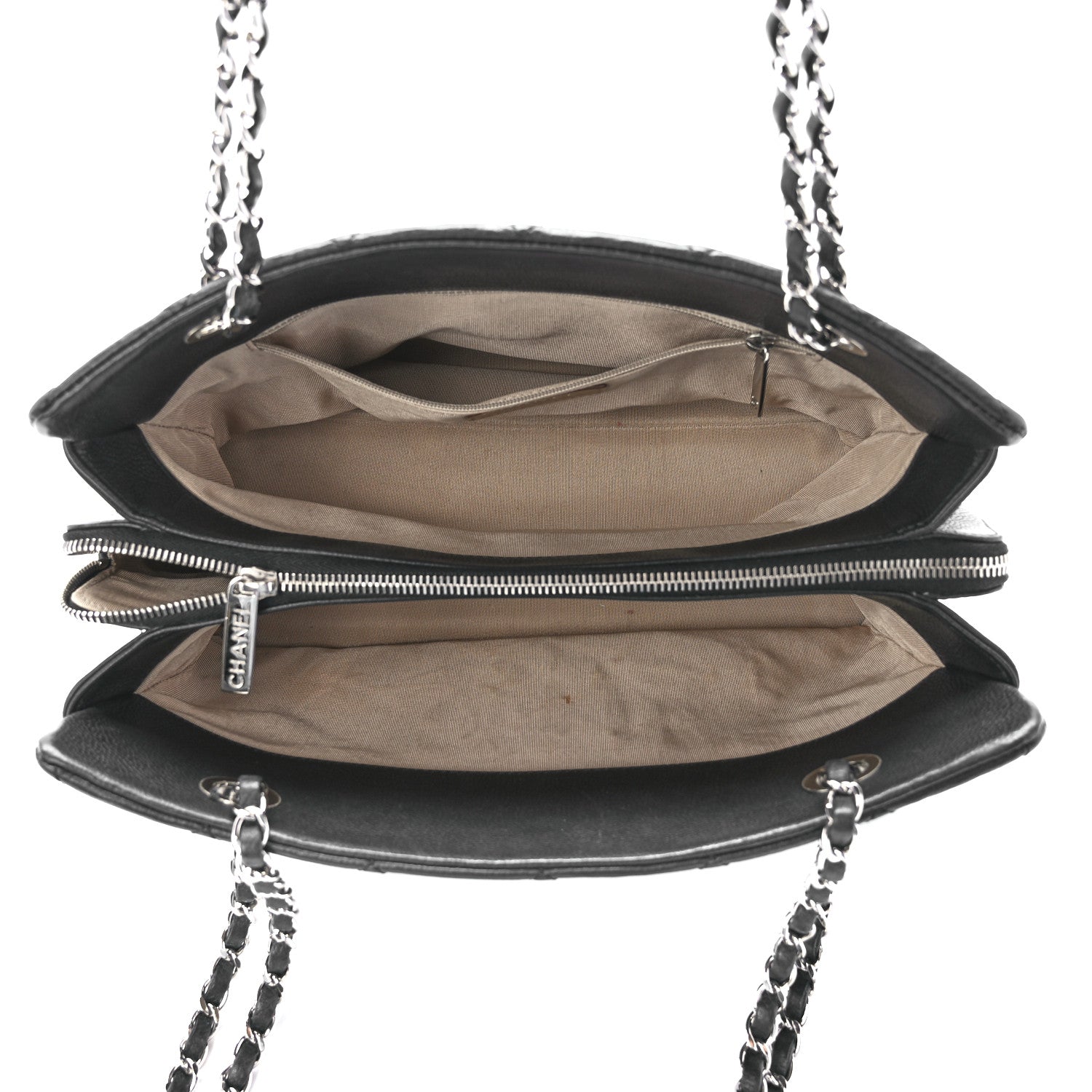 Chanel Caviar Quilted Timeless CC Soft Tote Black 4 of 10