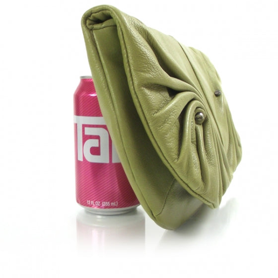 Chevre Mamounia Convertible Clutch Green