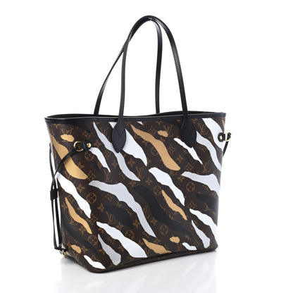 Louis Vuitton X LOL Monogram Neverfull MM Gold Silver 2 of 4