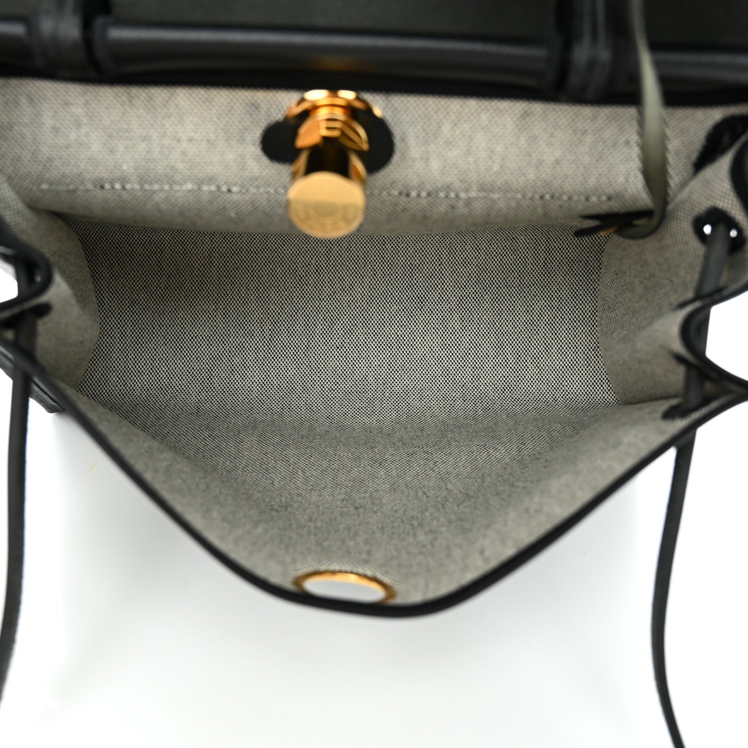 Hermes Toile H Berline Vache Hunter Herbag Zip PM 31 Black Ecru 6 of 12