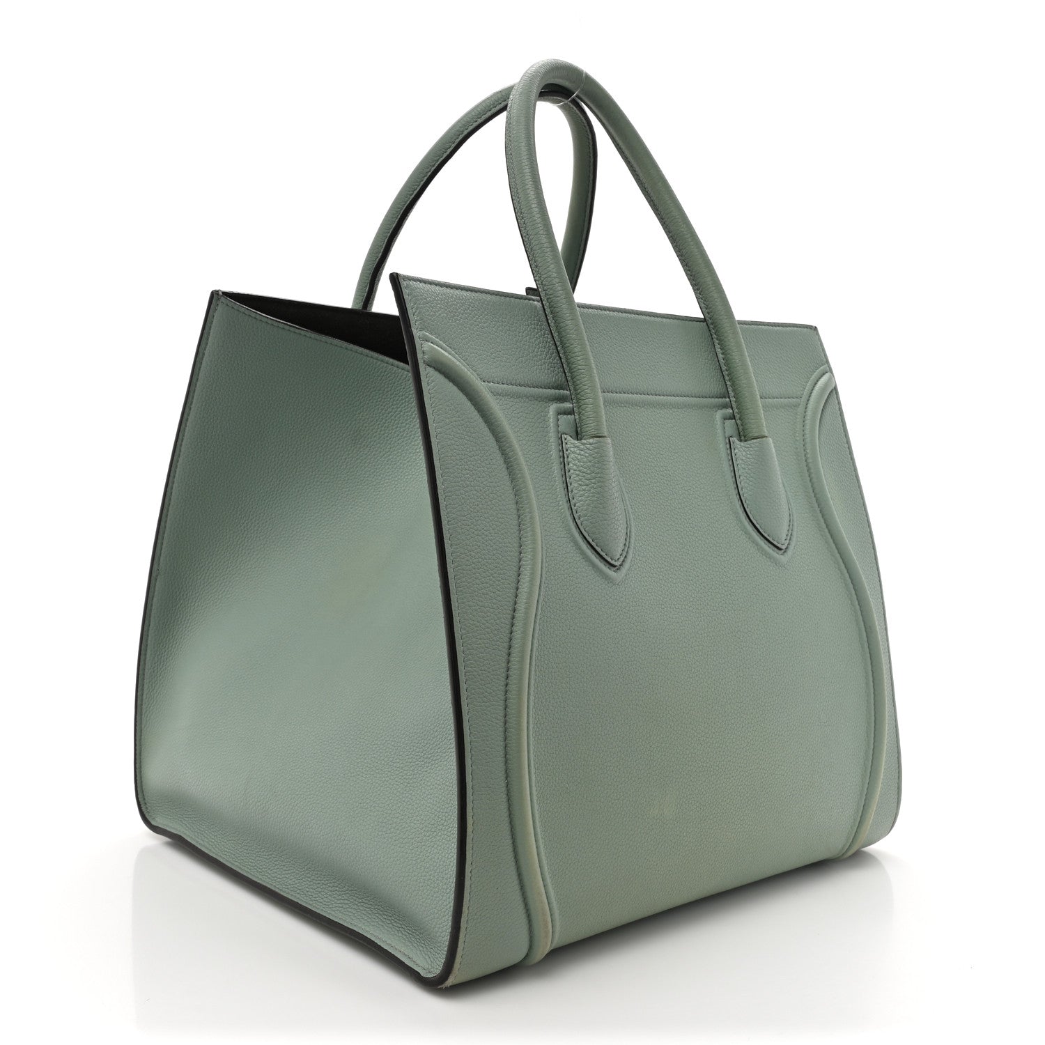 Celine Grained Calfskin Medium Phantom Luggage Jade 3 of 21
