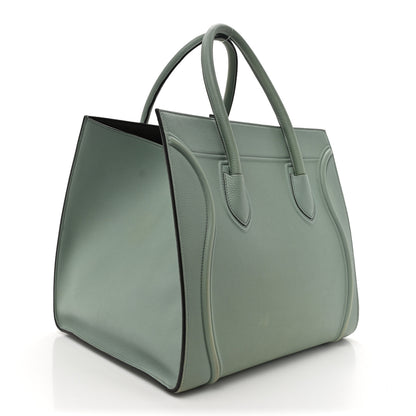 Celine Grained Calfskin Medium Phantom Luggage Jade 3 of 21