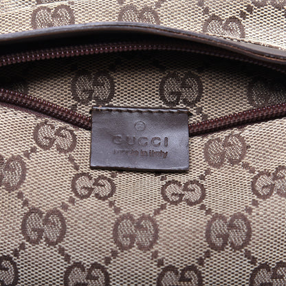 Gucci GG Monogram Double Pocket Belt Bag Dark Brown 8 of 19