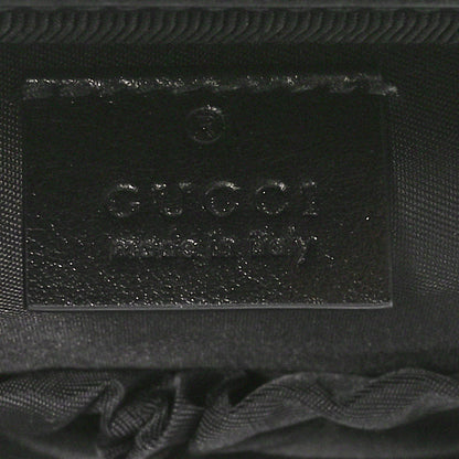 Gucci Calfskin Matelasse GG Marmont Vanity Cosmetic Case Black 6 of 11