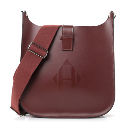 Hermes Vache Hunter Evelyne Sellier 29 PM Rouge H 1 of 4