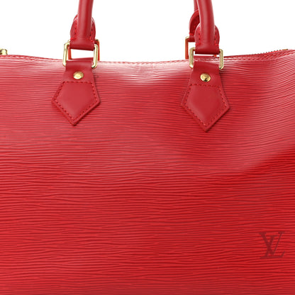 Louis Vuitton Epi Speedy 25 Rouge 7 of 9