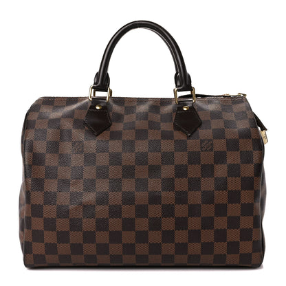 Louis Vuitton Damier Ebene Speedy 30 1 of 12