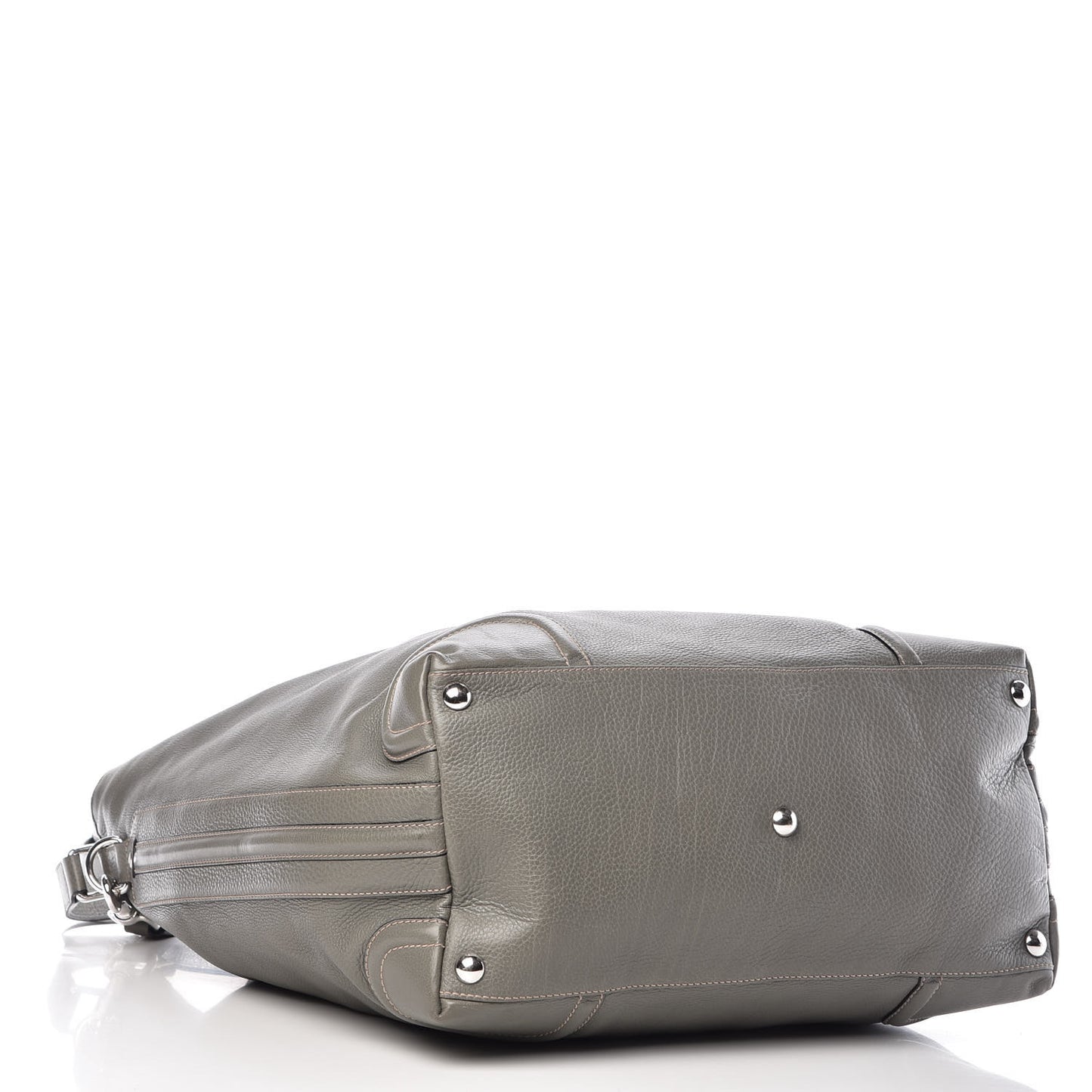 Pebbled Calfskin Large Hobo Green