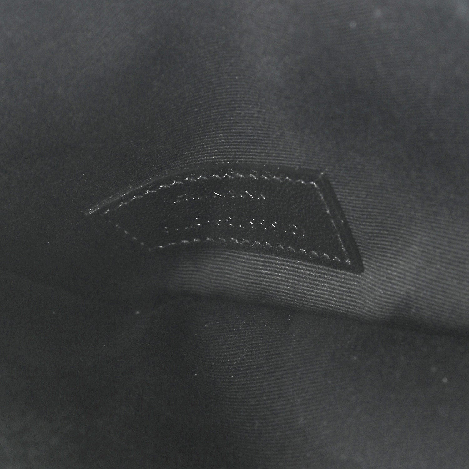 Saint Laurent Smooth Shiny Calfskin Monogram Uptown Pouch Black 7 of 8