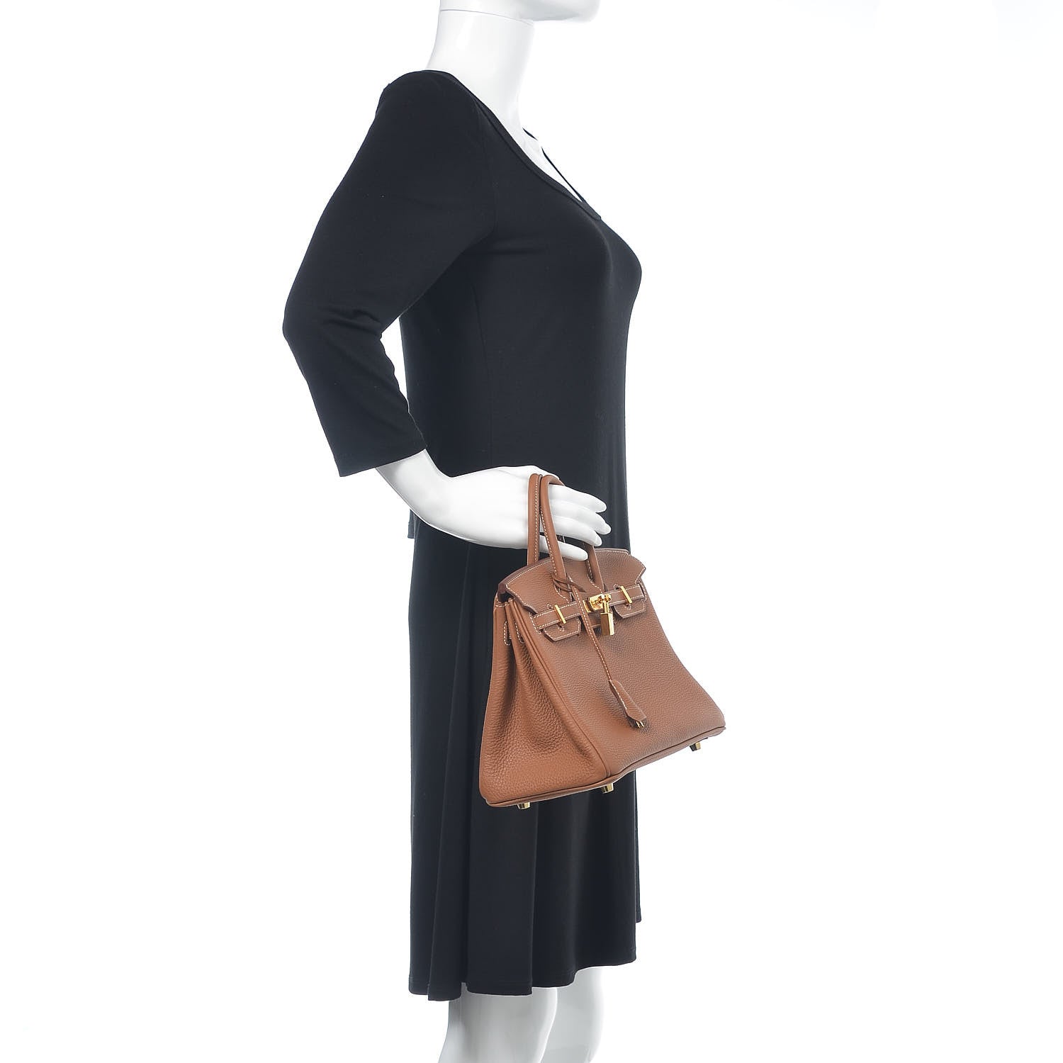 Hermes Togo Birkin 25 Gold 2 of 10