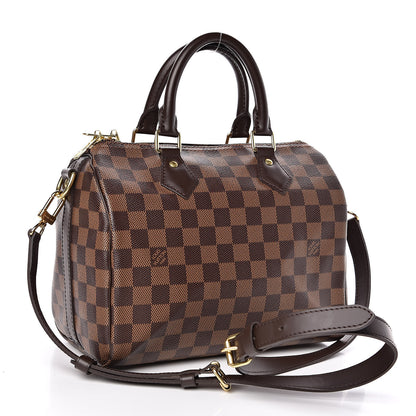 Louis Vuitton Damier Ebene Speedy Bandouliere 25 3 of 10