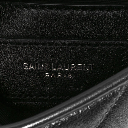 Saint Laurent Metallic Lambskin Quilted Double Flap Bag Silver 8 of 10