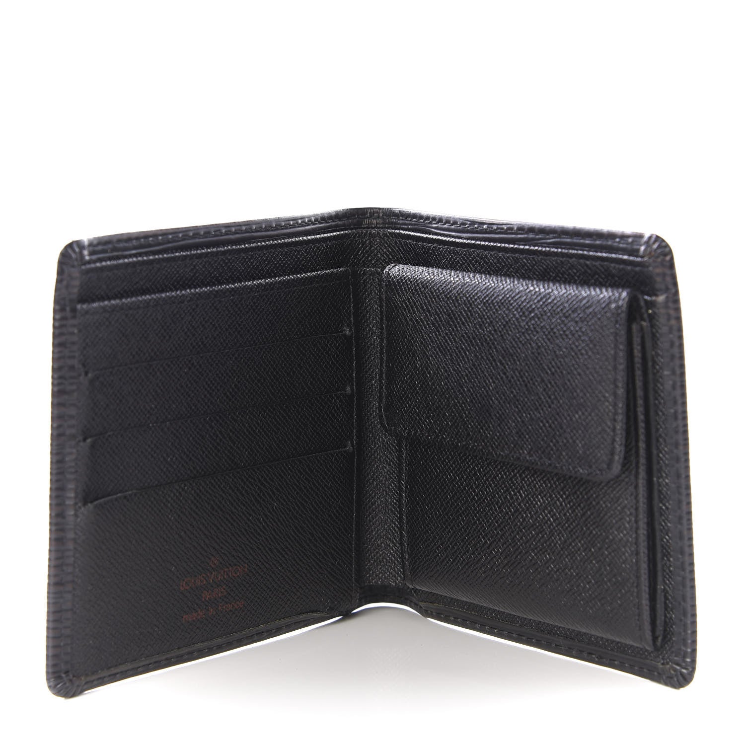 Louis Vuitton Epi Porte-Billets Cartes Credit Monnaie Wallet Black 4 of 6
