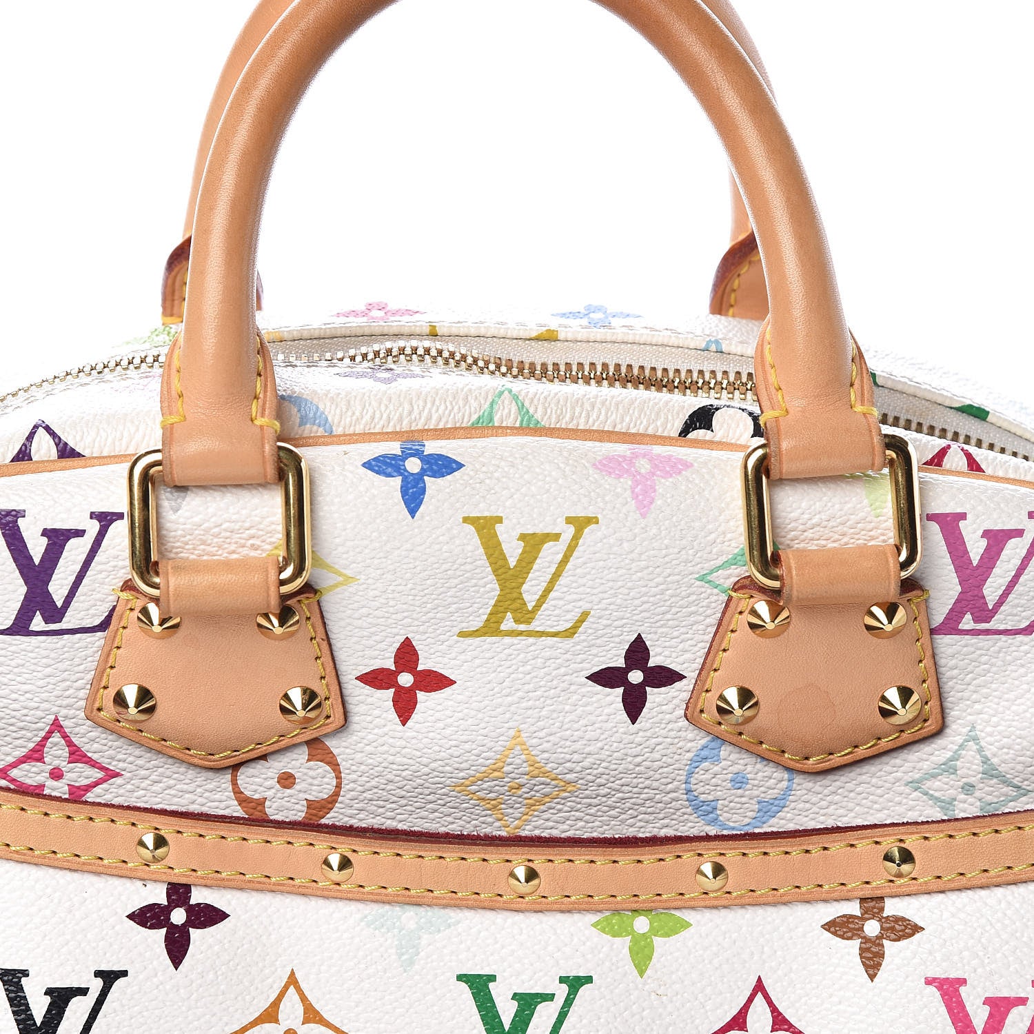 Louis Vuitton Monogram Multicolor Trouville White 7 of 9