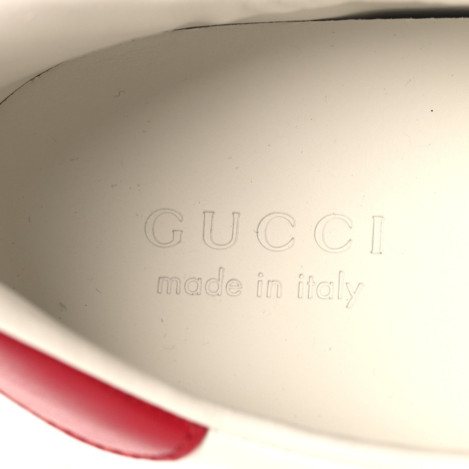 Gucci Calfskin Cat Embroidered Mens Ace Sneakers 12 White Green 9 of 11