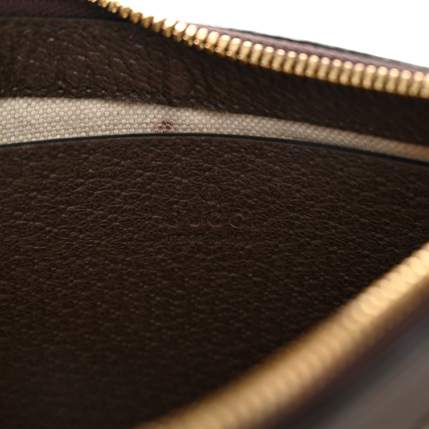 GG Supreme Monogram Textured Dollar Calfskin Web Small Ophidia GG Handbag Beige Ebony New Acero