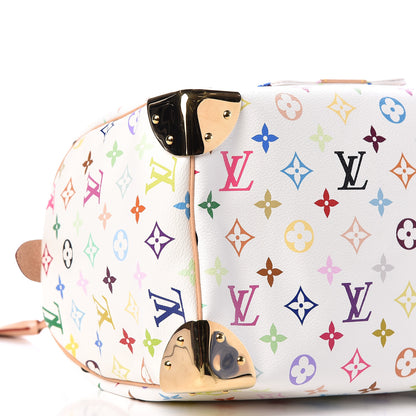 Louis Vuitton Monogram Multicolor Speedy 30 White 8 of 10