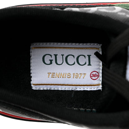 Gucci Econyl Nylon Web Monogram Off The Grid Womens 1977 Tennis Sneakers 36.5 Black 6 of 7
