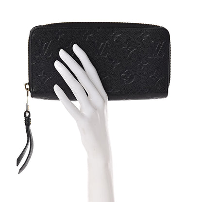 Louis Vuitton Empreinte Zippy Wallet Black 2 of 10