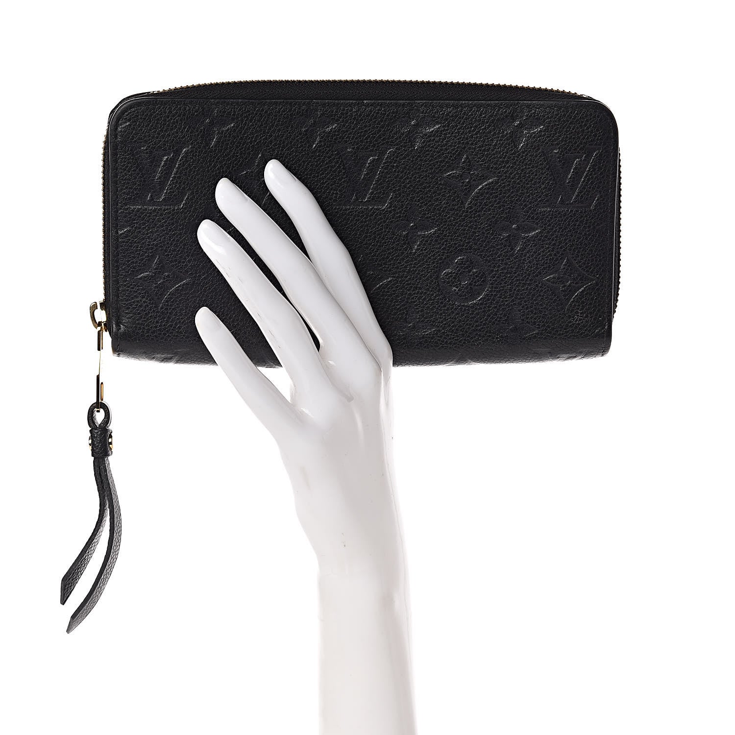 Louis Vuitton Empreinte Zippy Wallet Black 2 of 10