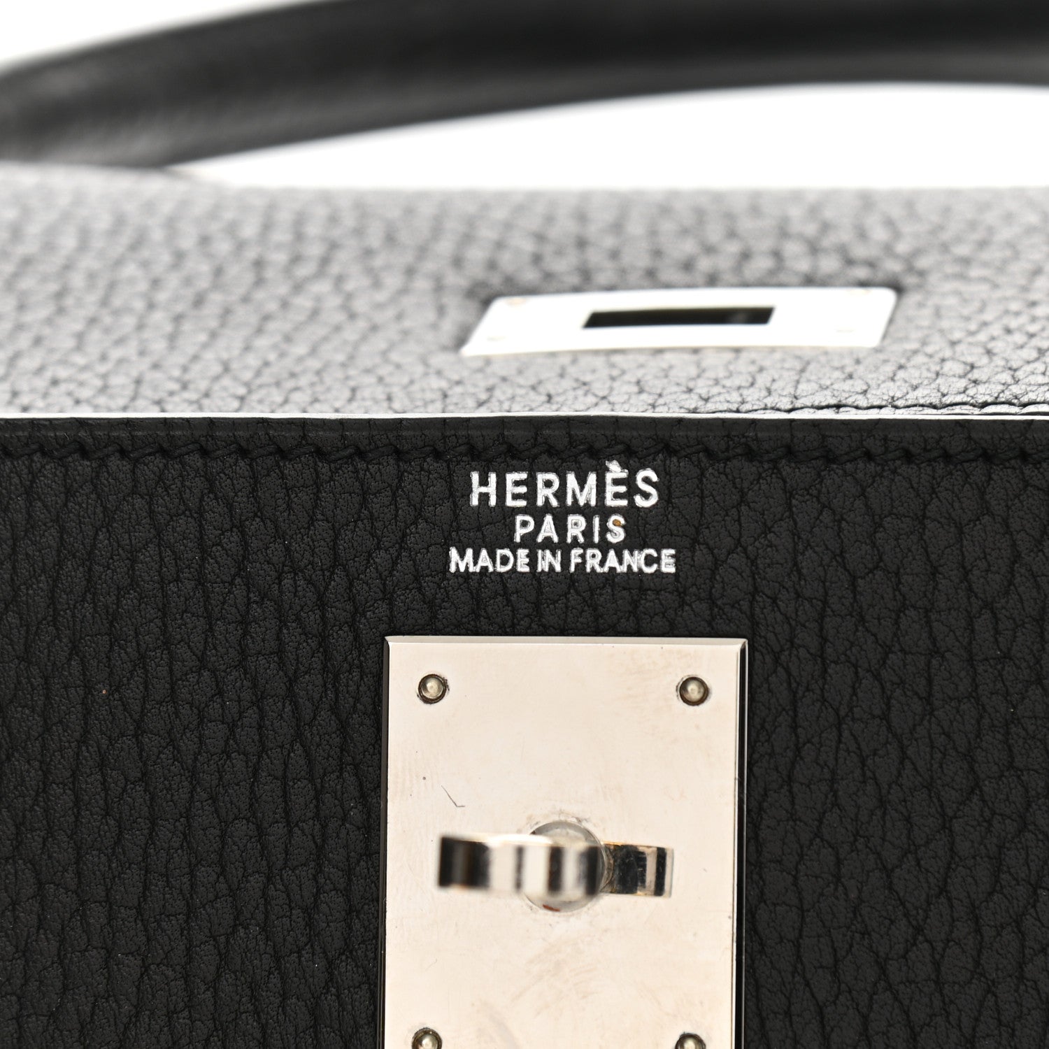 Hermes Fjord Sellier Kelly 32 Black 6 of 15