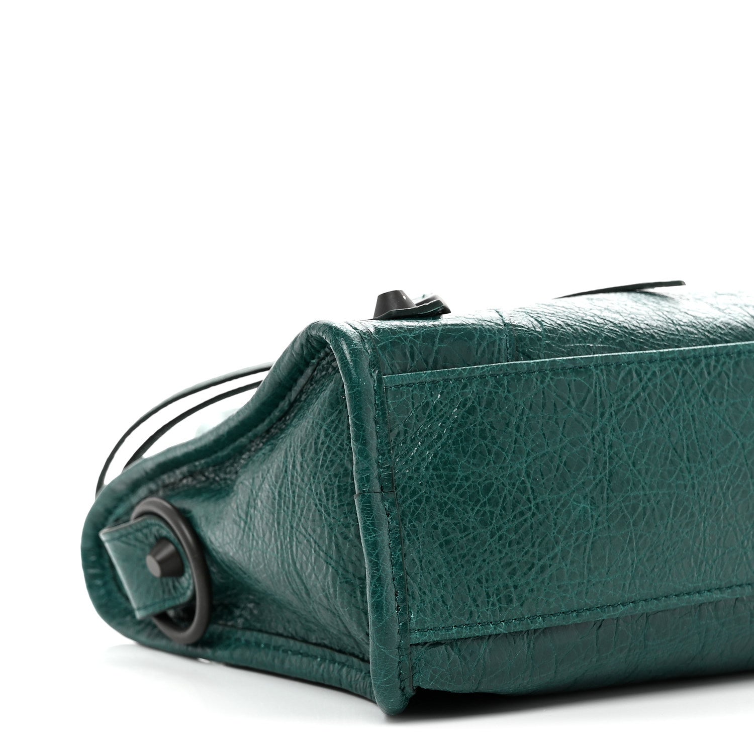 Balenciaga Agneau Arena Classic Hardware Le City Mini Dark Emerald 9 of 10