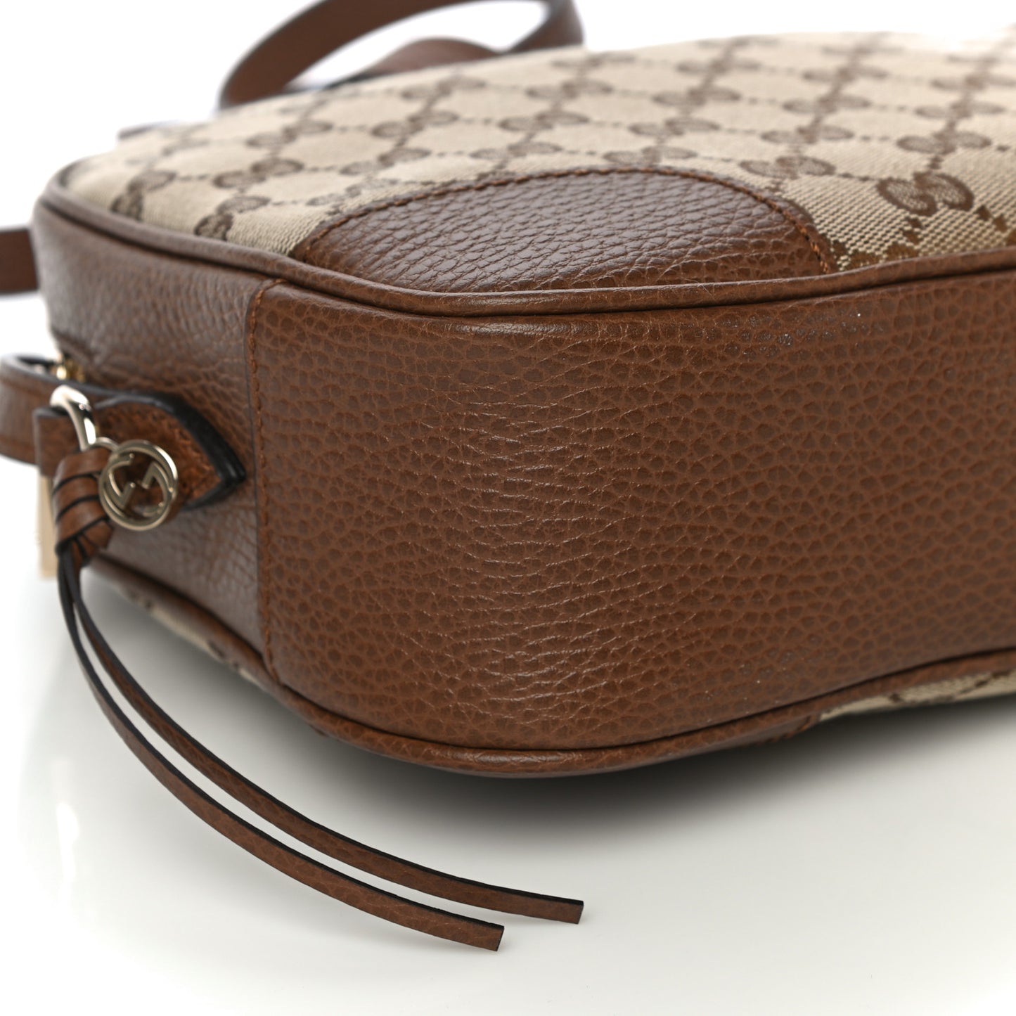 Monogram Mini Bree Messenger Bag Beige Tabacco