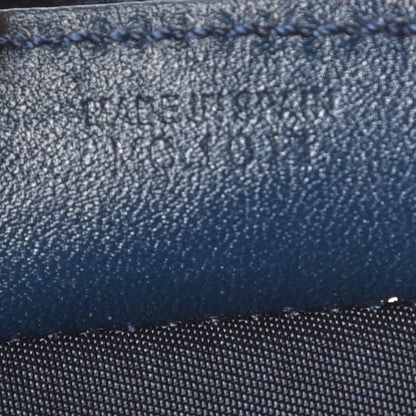 Christian Dior Monogram Mini Saddle Pochette Navy 7 of 7