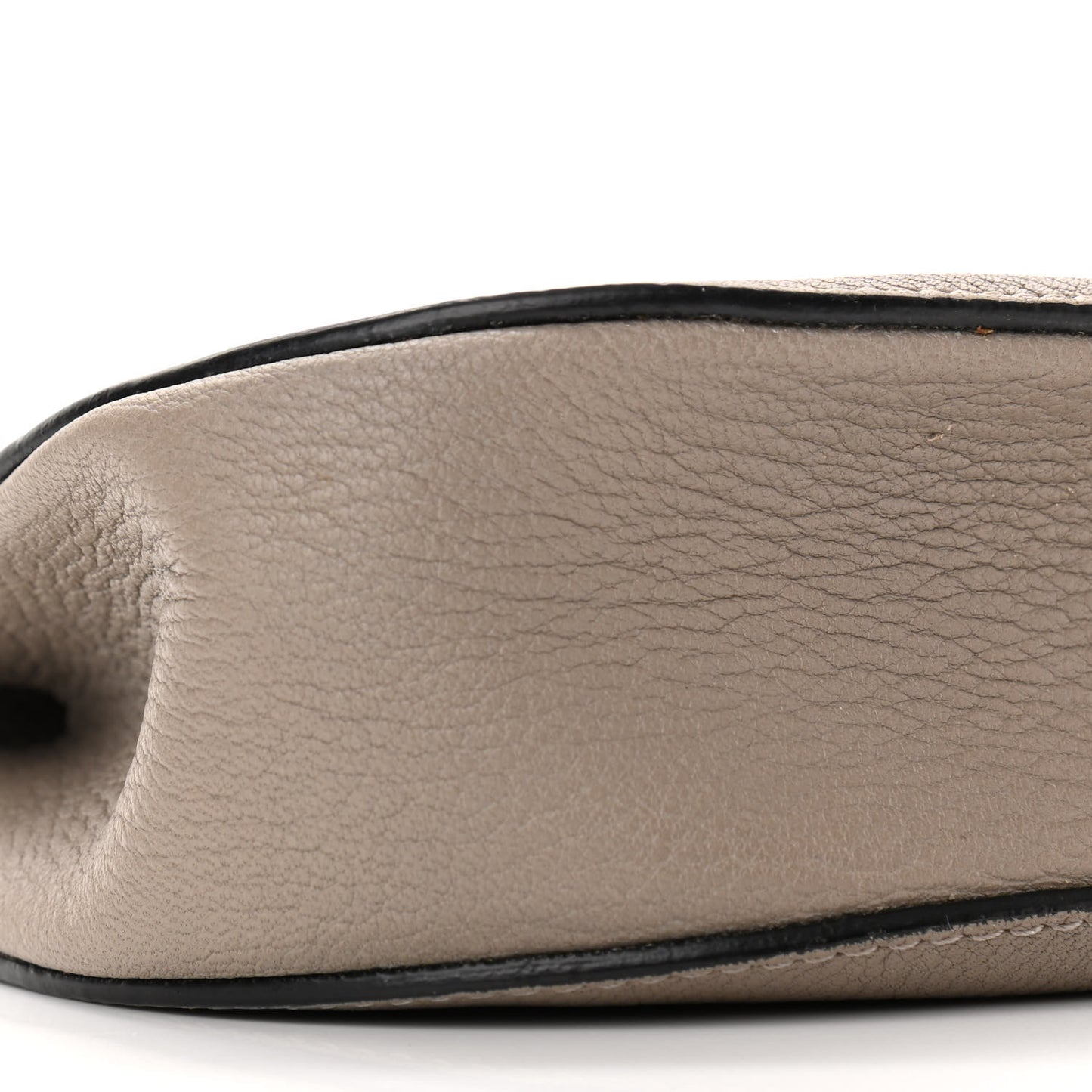 Grained Lambskin Mini Drew Shoulder Bag Motty Grey