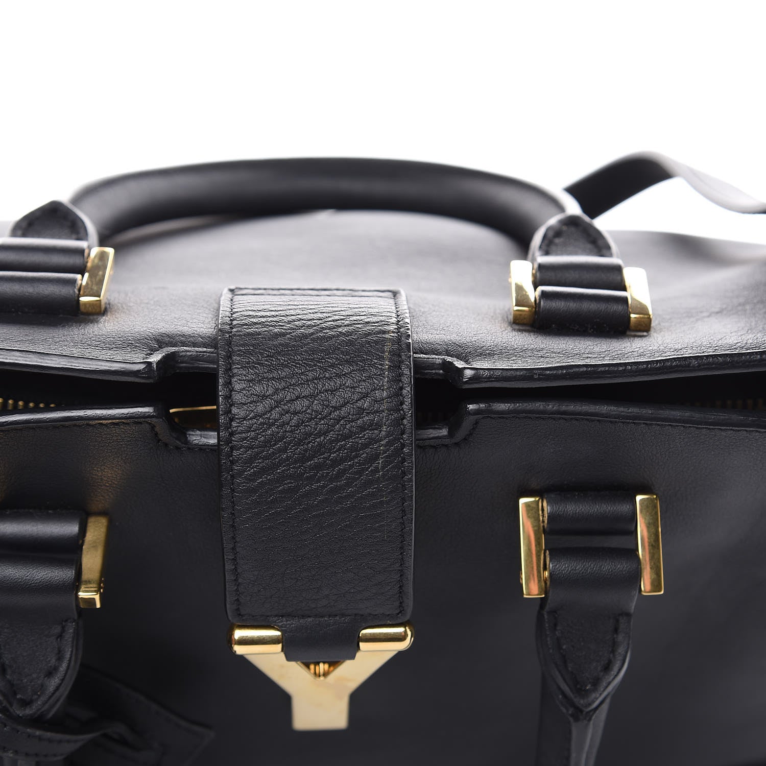 Saint Laurent Calfskin Small Classic Y Cabas Black 10 of 11