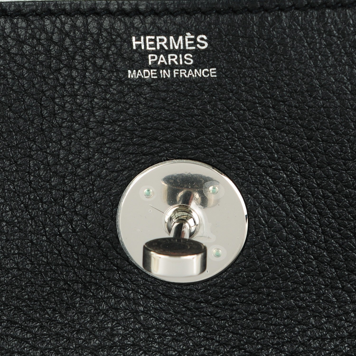 Hermes Taurillon Clemence Lindy 34 Black 6 of 10
