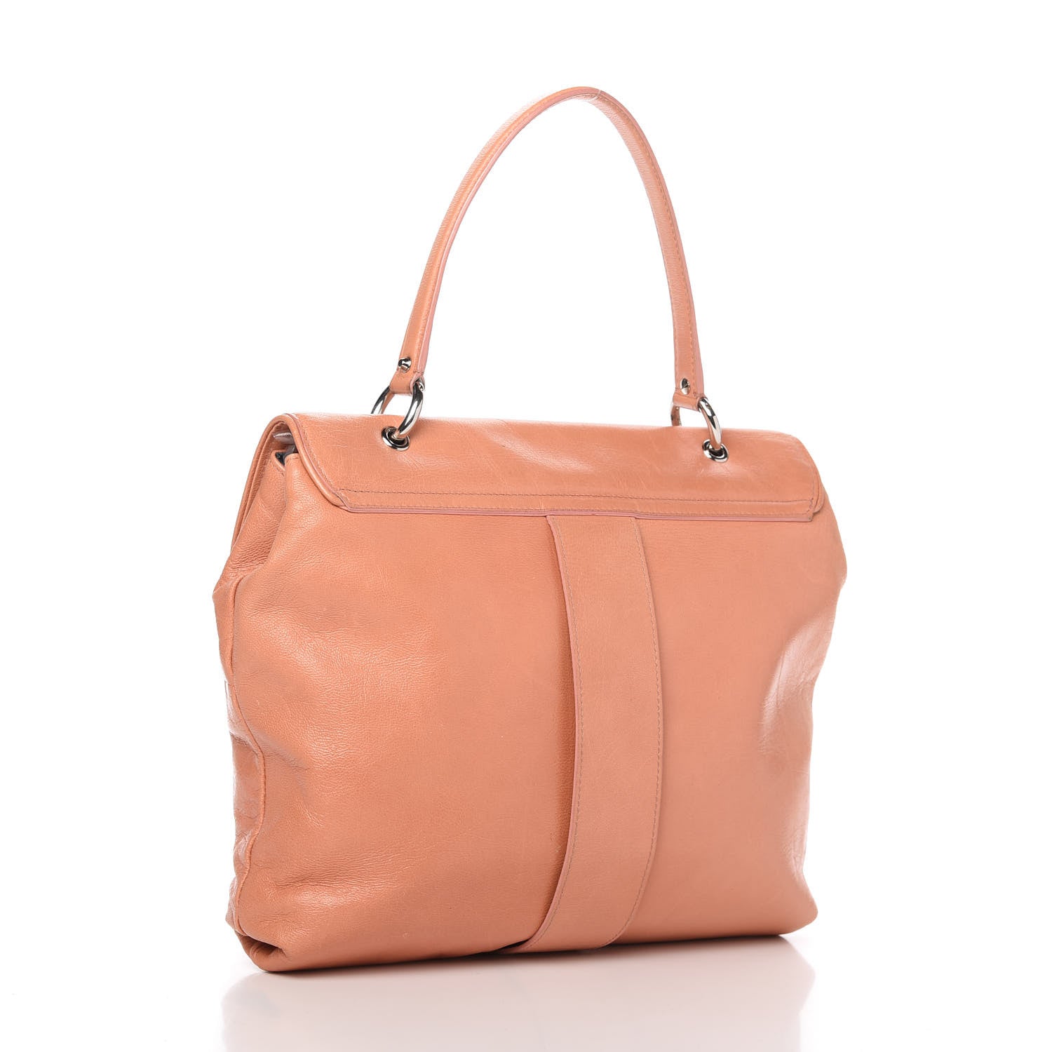 Balenciaga Agneau Stingray Top Handle Bag Rose Blush 3 of 10