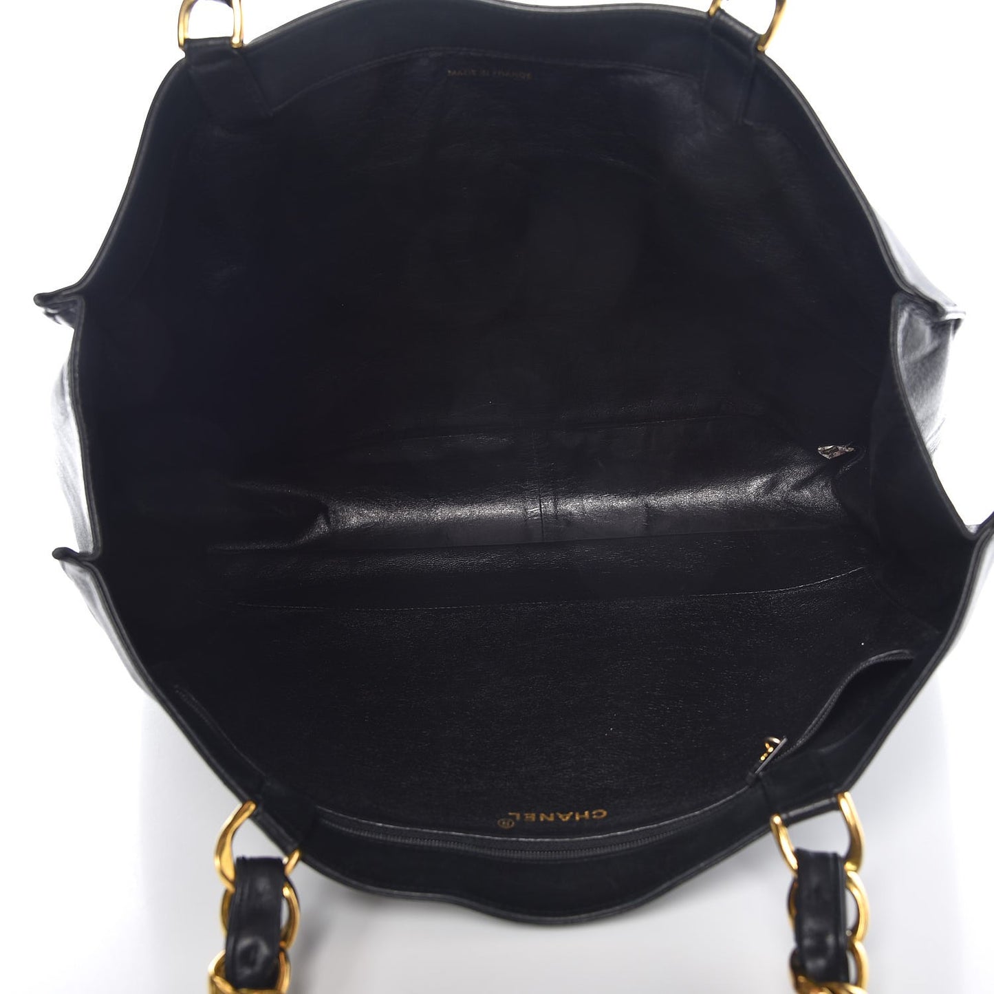 Calfskin CC Tote Black